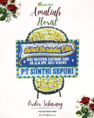 Papan Bunga Duka di Pamulang