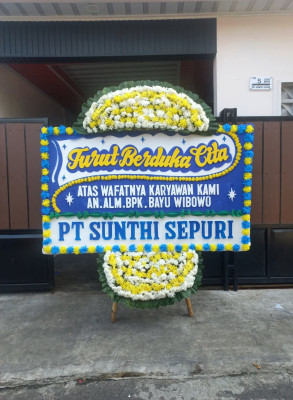 Papan Bunga Duka di Pamulang