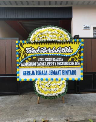 Papan Bunga Duka di Pamulang