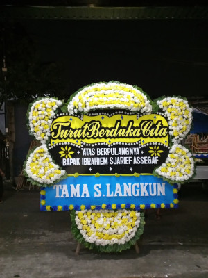 Papan Bunga Duka di Pamulang